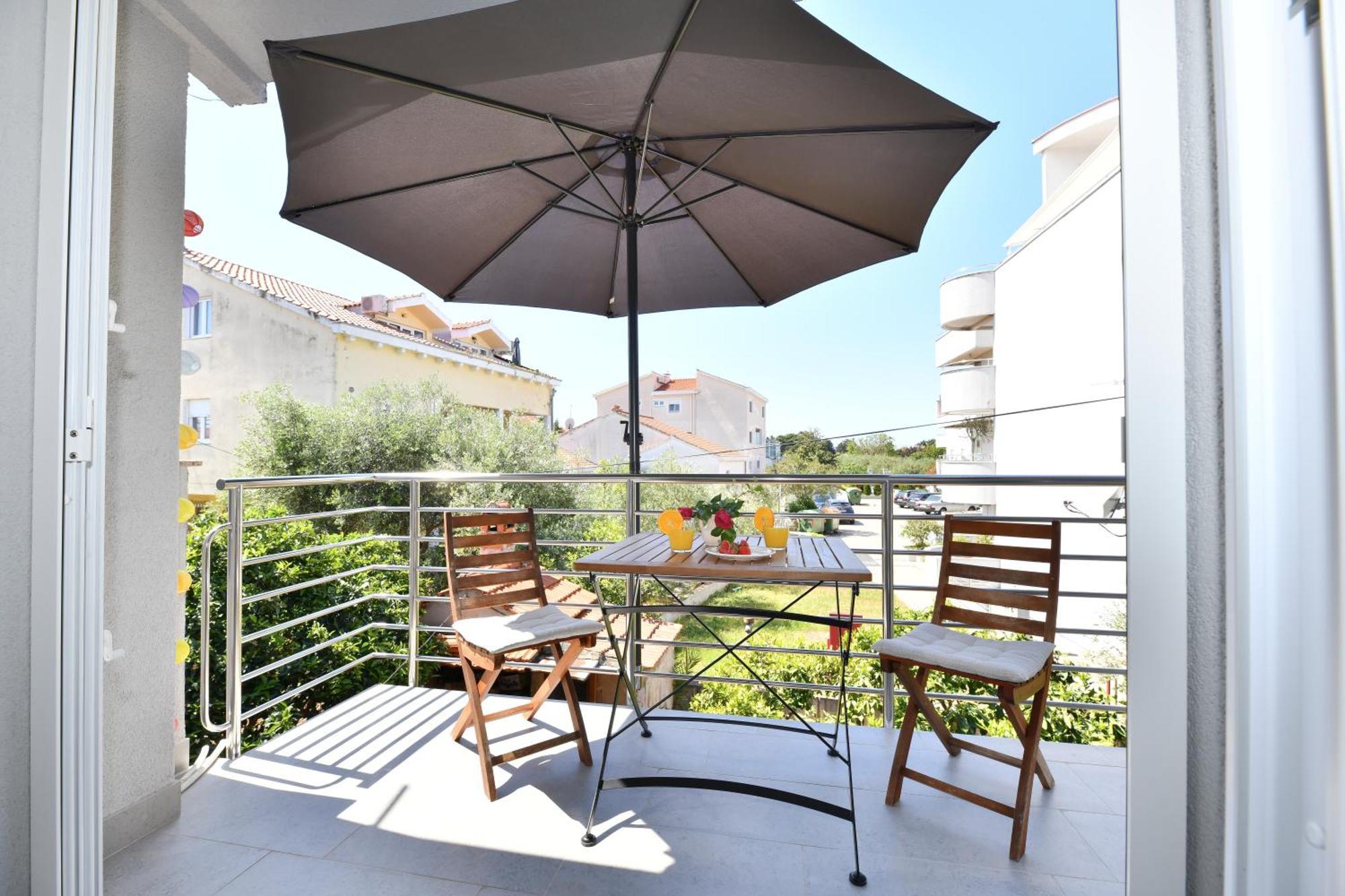 Apartman Punta Sole Zadar Eksteriør bilde